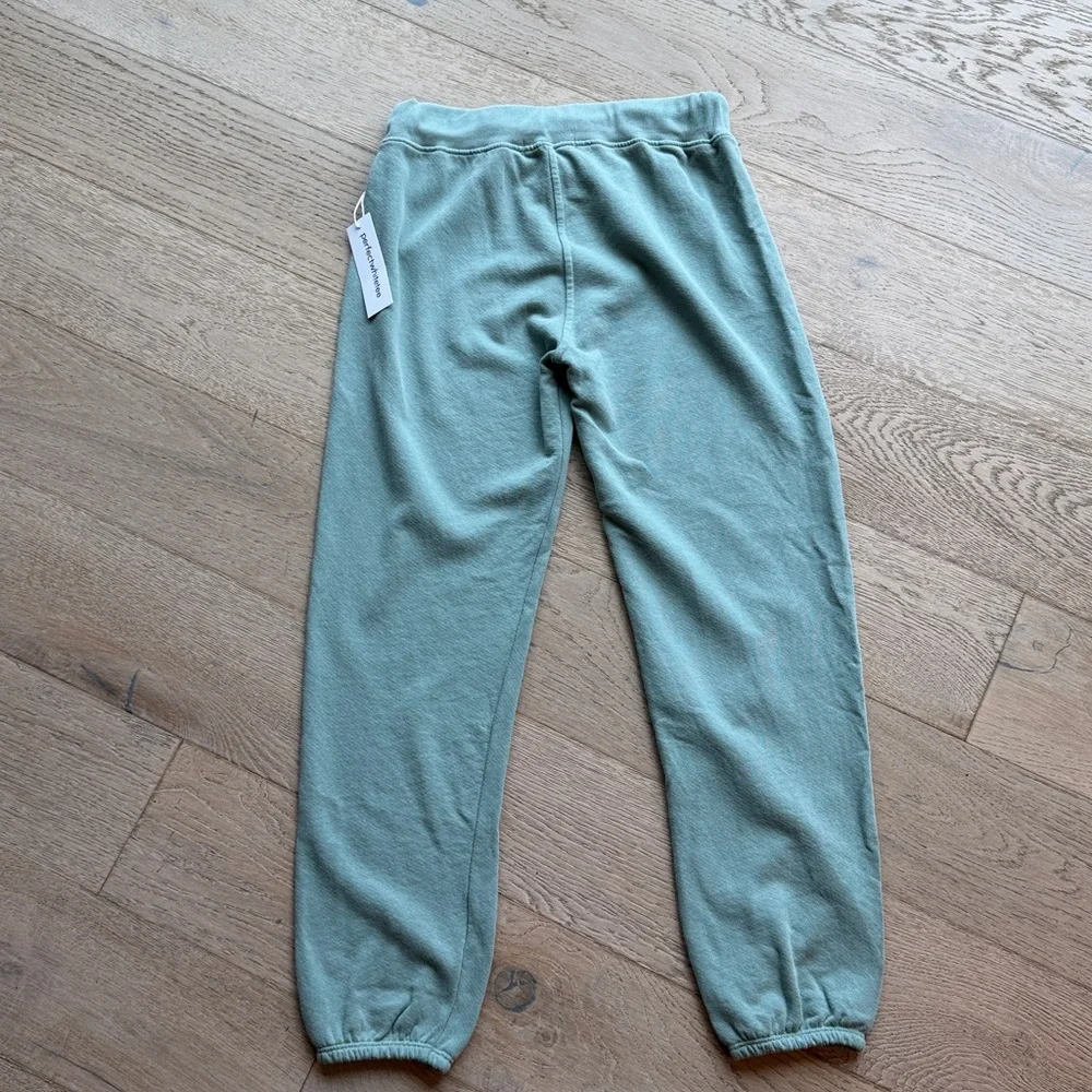 NWT PerfectWhiteTee 'Freddie' Joggers in color 'Palm Leaf' (XS) RARE Retail $95 - Picture 7 of 7